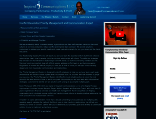 inspiredcommunicationsllc.com screenshot
