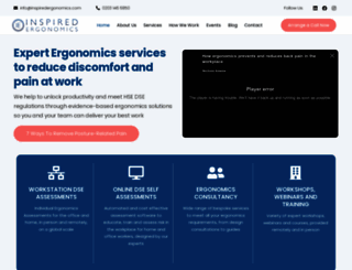 inspiredergonomics.com screenshot