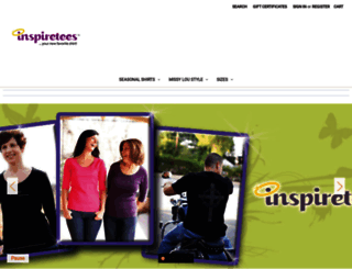 inspiretees.com screenshot