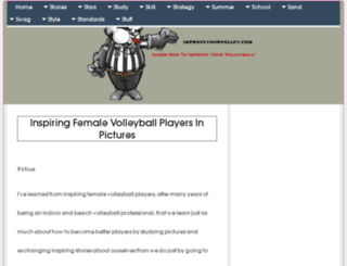 inspiring-female-volleyball-players.com screenshot