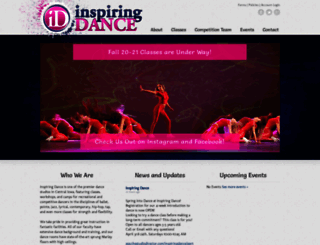 inspiringdance.com screenshot