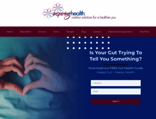 inspiringhealthsolutions.com screenshot