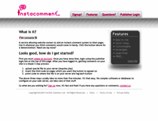 instacomment.com screenshot