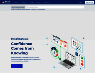instafinancials.com screenshot