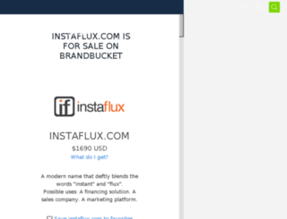 instaflux.com screenshot