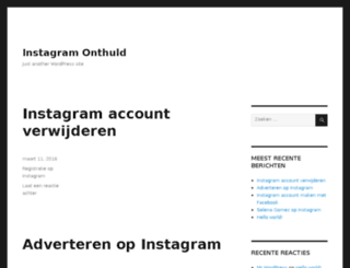 instagramonthuld.nl screenshot