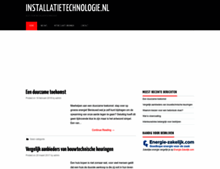 installatietechnologie.nl screenshot