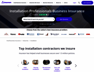 installation.insureon.com screenshot