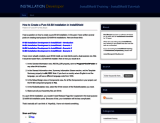 installationdeveloper.com screenshot