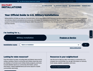 installations.militaryonesource.mil screenshot