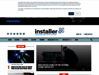 installeronline.co.uk screenshot