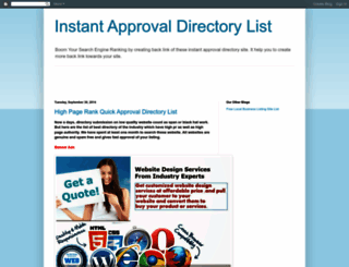 instant-approval-dir-list.blogspot.com screenshot