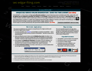 instant-edgar.com screenshot