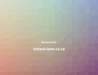 instant-lawn.co.za screenshot