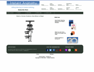 instantanatomy.net screenshot