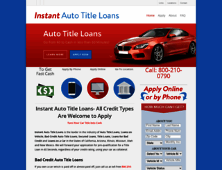 instantautotitleloans.com screenshot