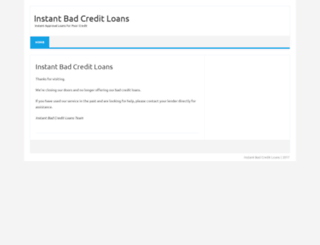 instantbadcreditloans.net screenshot