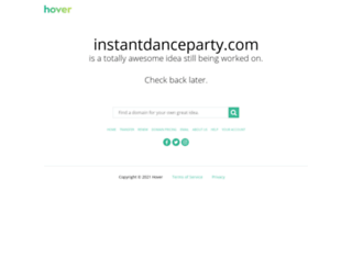 instantdanceparty.com screenshot