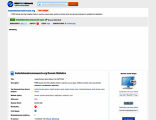 instantdomainnamesearch.org.webstatsdomain.org screenshot