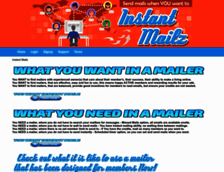instantmailz.com screenshot