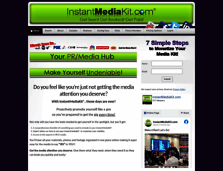 instantmediakit.com screenshot