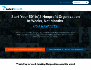 instantnonprofit.com screenshot