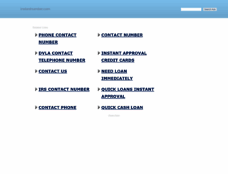 instantnumber.com screenshot