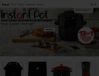 instantpot.com screenshot