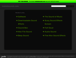 instantsounds.com screenshot