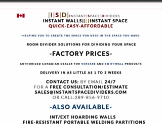 instantspacedividers.com screenshot