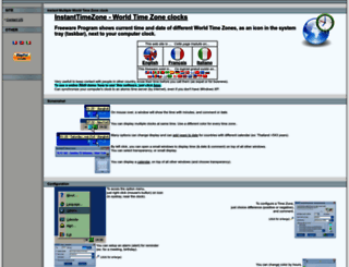 instanttimezone.com screenshot