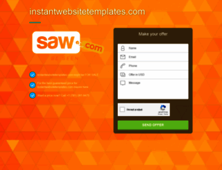 instantwebsitetemplates.com screenshot