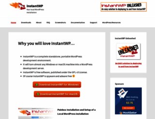 instantwp.com screenshot