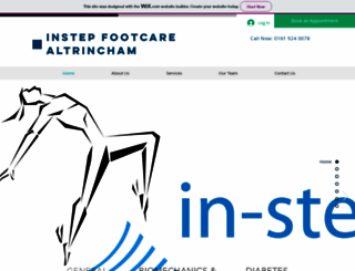 instepfootcare.co.uk screenshot