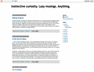 instinctivecuriosity.blogspot.com screenshot