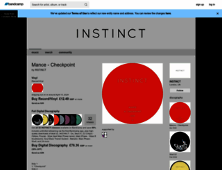 instinctrecs.bandcamp.com screenshot