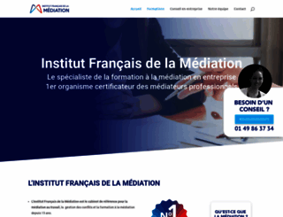institut-francais-mediation.fr screenshot