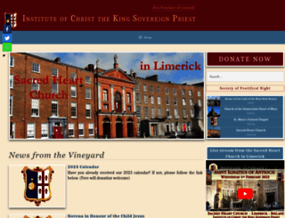 institute-christ-king.ie screenshot