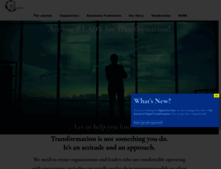 institutefordigitaltransformation.org screenshot