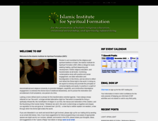 instituteforspiritualformation.wordpress.com screenshot