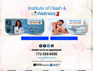 institutehealthwellness.com screenshot