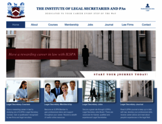 institutelegalsecretaries.com screenshot