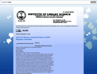 instituteoflibraryscience.blogspot.com screenshot
