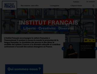 institutfrancais.com screenshot