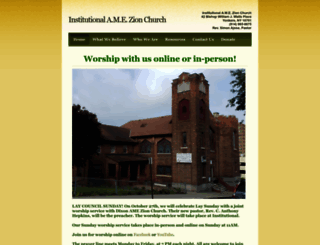 institutionalamez.org screenshot