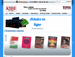 institutkurde.org screenshot