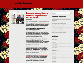 institutoesperanto.com.ar screenshot