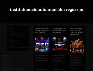 institutonacionalmanueldorrego.com screenshot
