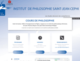institutsaintjean.fr screenshot