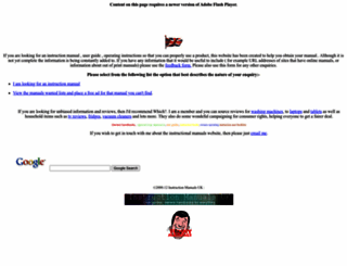 instruction-manuals.co.uk screenshot